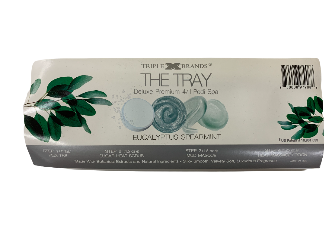 Triple X The Tray 4/1 Pedi Spa Eucalyptus Spearmint